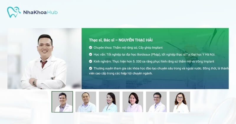 Đội ngũ Bác sĩ tại Nha khoa Gia Đình