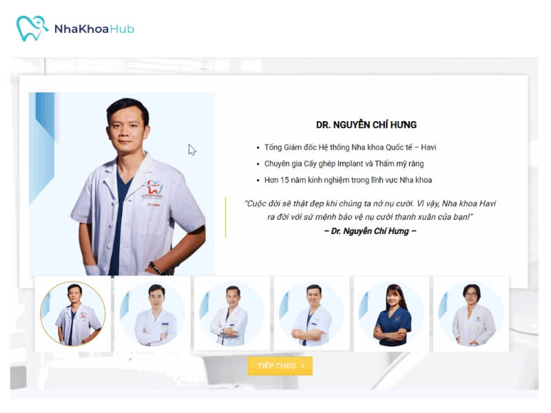 Đội ngũ Bác sĩ nha khoa Havi