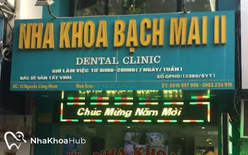 Nha khoa Bạch Mai 2 nằm trong top Nha khoa Ba Đình uy tín