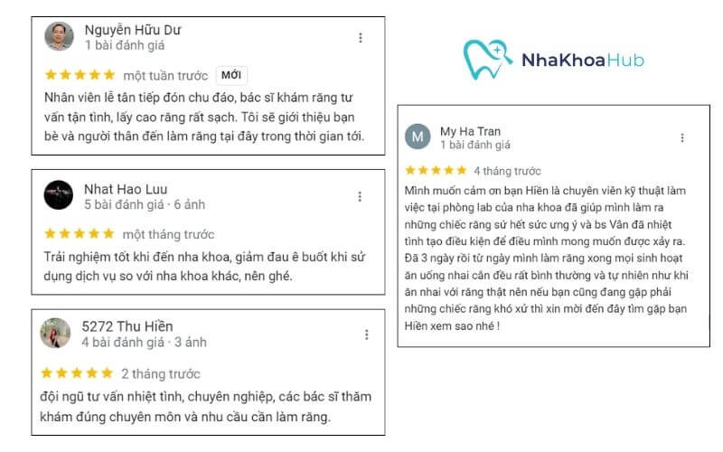 Đánh giá của khách hàng về nha khoa Asia