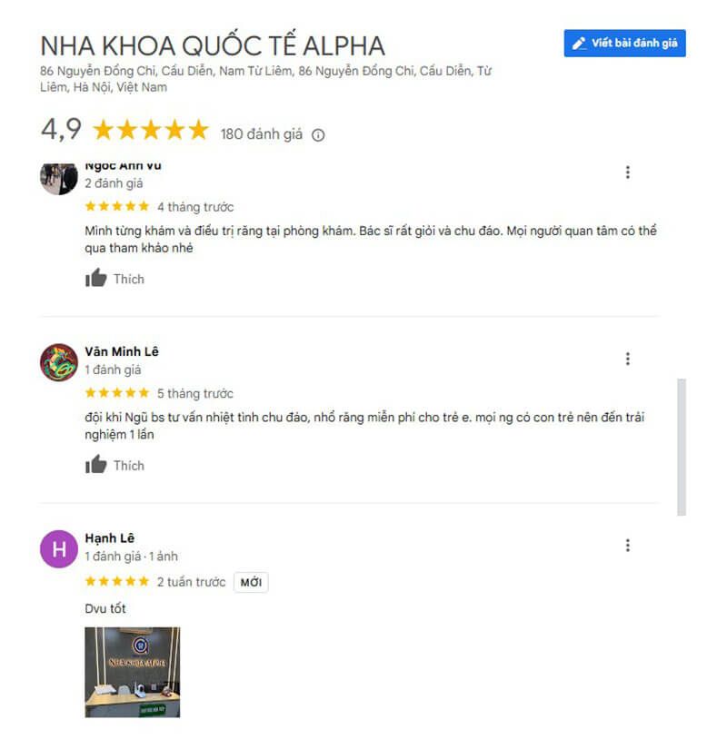 Đơn vị đã tạo dựng mối quan hệ thân thiện và tin cậy với khách hàng
