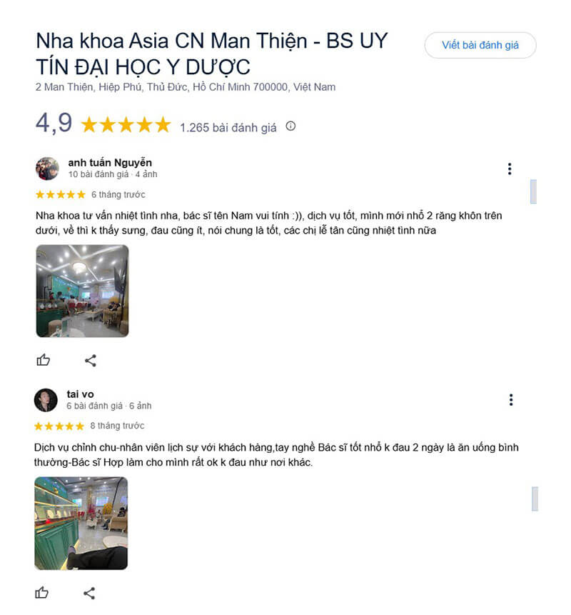 Không chỉ dịch vụ niềng răng, các dịch vụ nha khoa khác đều nhận về đánh giá tốt