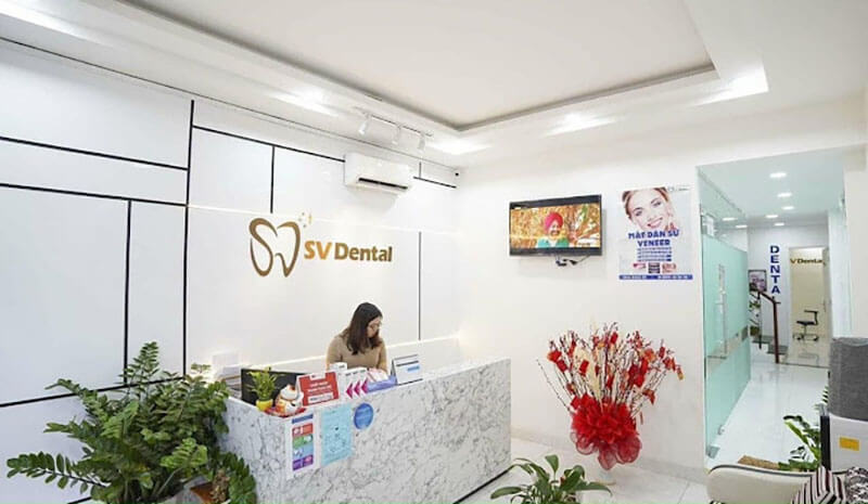 SV Dental đầu tư cơ sở vật chất khang trang, thoáng mát