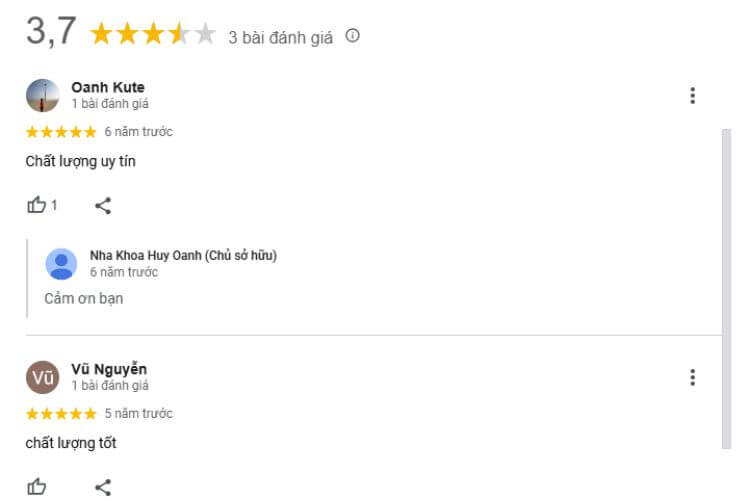 Huy Oanh có máy móc hiện đại
