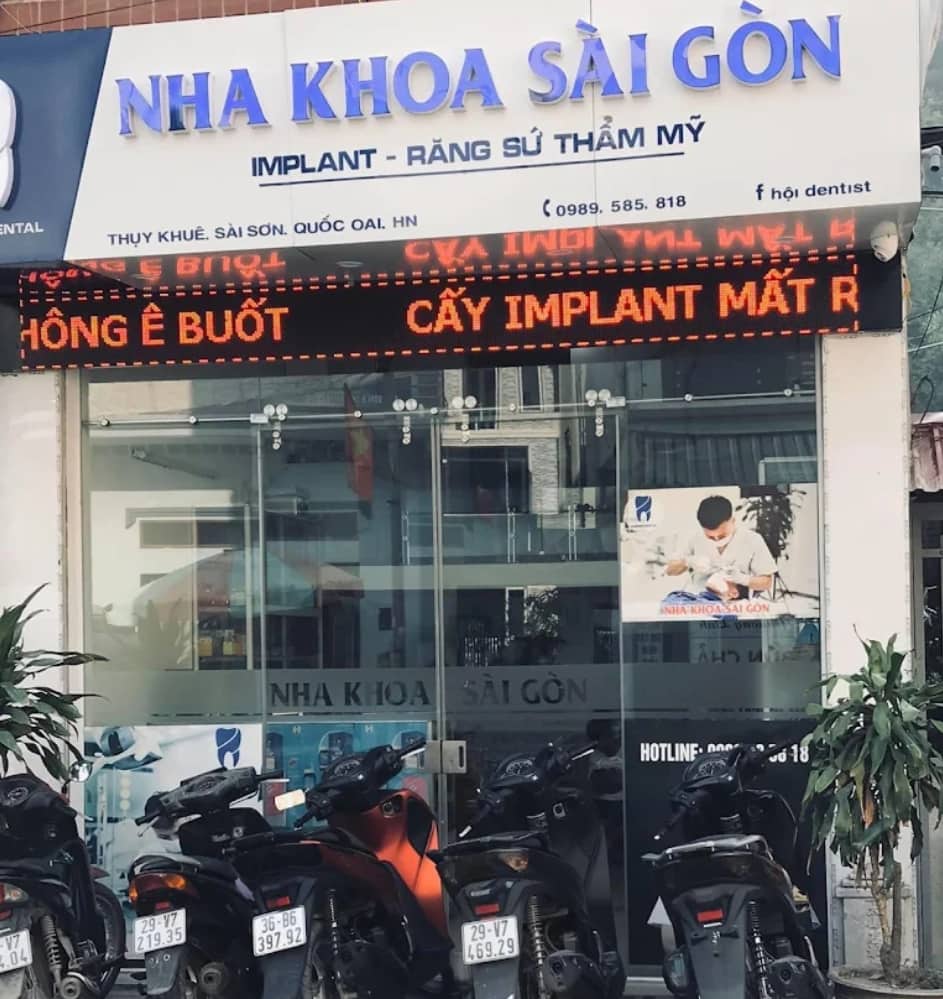 Nha khoa Sài Gòn tại Thụy Khuê cung cấp dịch vụ nha khoa cơ bản chất lượng tốt