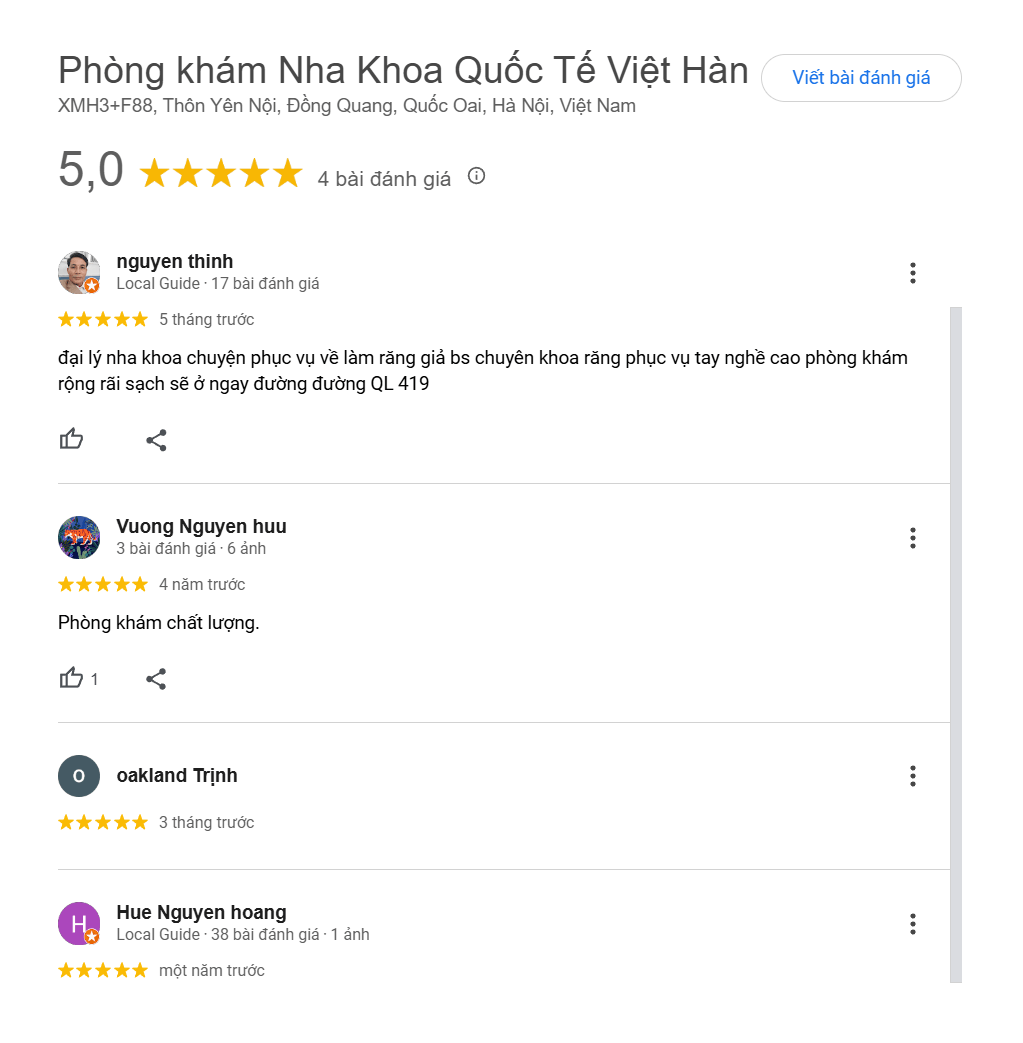 Đánh giá về Quốc tế Việt Hàn