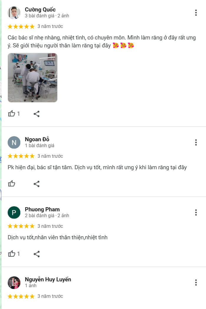 Đánh giá về nha khoa Quốc tế