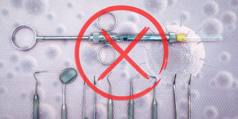 Loại bỏ dụng cụ không vệ sinh gây lây nhiễm chéo và nhiễm trùng sau điều trị