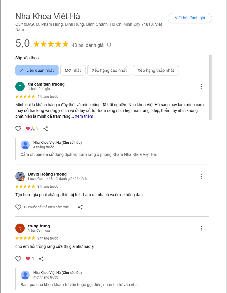 BS Hà cùng BS Phan Thị Thu Huyền và BS Dương Xuân Quý trực tiếp đứng ghế điều trị cho bệnh nhân đến Việt Nha