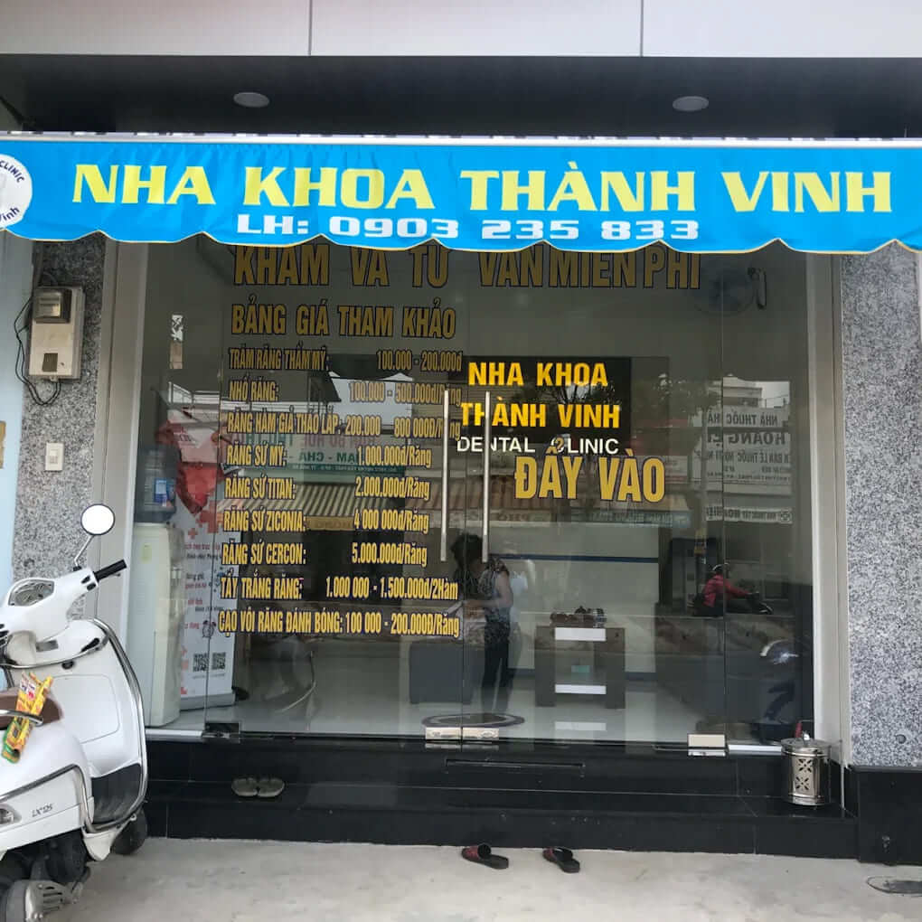 Nha khoa Thành Vinh chuyên cung cấp các dịch vụ cơ bản về điều trị răng