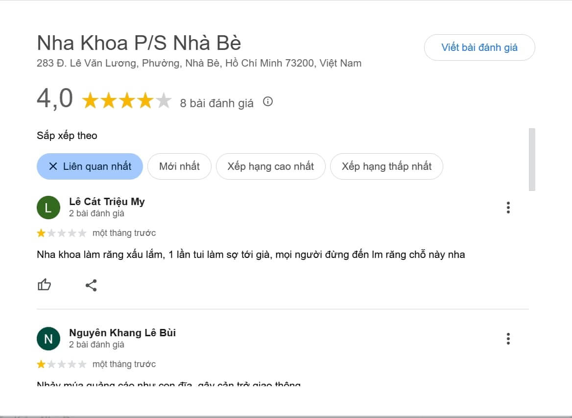 Nha khoa P/S Nhà Bè cung cấp đa dạng dịch vụ chữa răng cơ bản