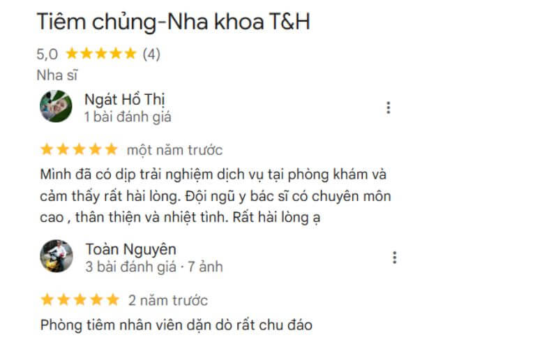 Nha Khoa - Tiêm Chủng T&H có không gian rộng rãi, thoáng mát