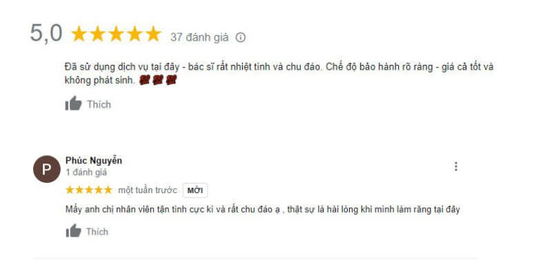 Đội ngũ bác sĩ nha khoa giàu kinh nghiệm, nhân viên tận tâm