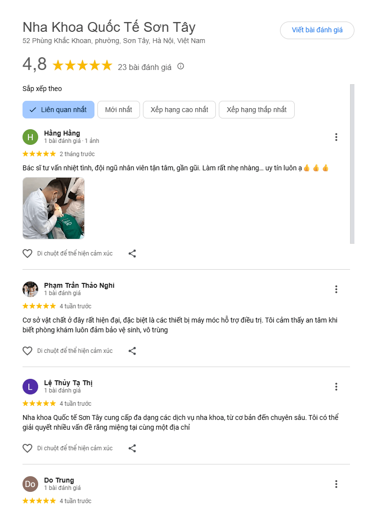 Phòng khám nằm ở vị trí dễ tìm, nổi bật với bảng hiệu lớn