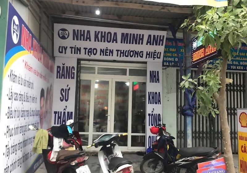 Minh Anh tọa lạc tại vị trí thuận tiện cho khách hàng thăm khám