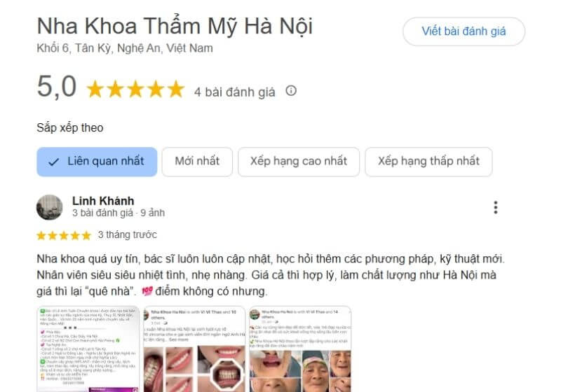 Nha khoa Hà Nội cung cấp nhiều hạng mục thẩm mỹ chuyên sâu