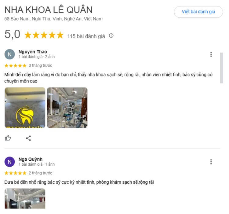 Cơ sở Lê Quân có bãi để xe rộng rãi cho khách