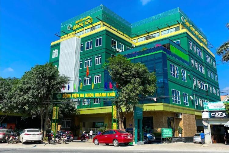 Bệnh viện Đa khoa Quang Khởi bao gồm khoa Răng hàm mặt