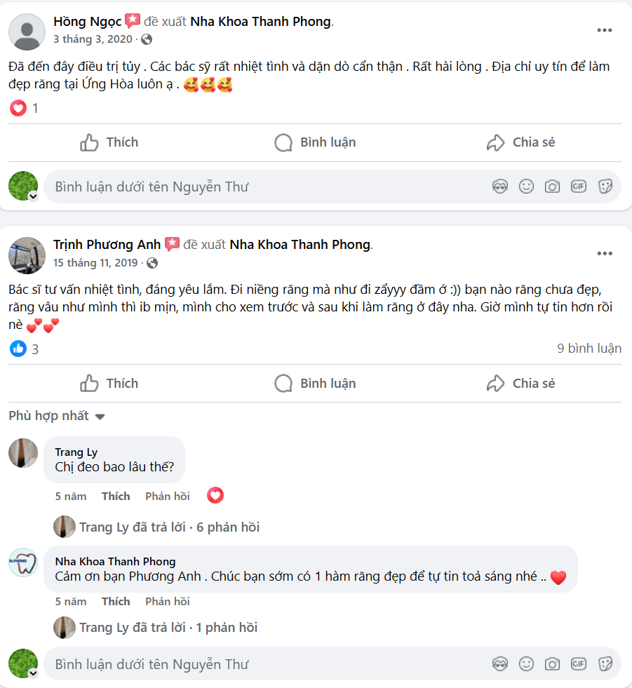 Thanh Phong đặc biệt nổi bật trong lĩnh vực thẩm mỹ răng