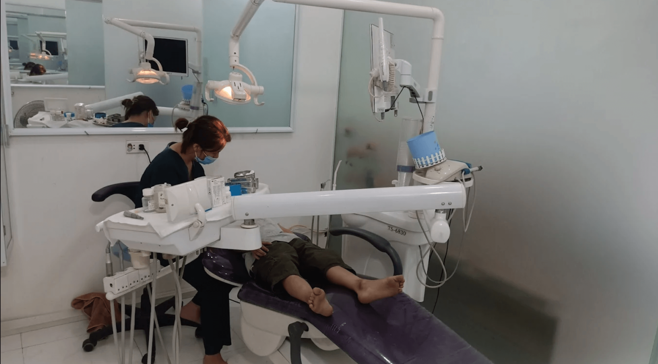 Phòng khám có trang bị máy móc cơ bản