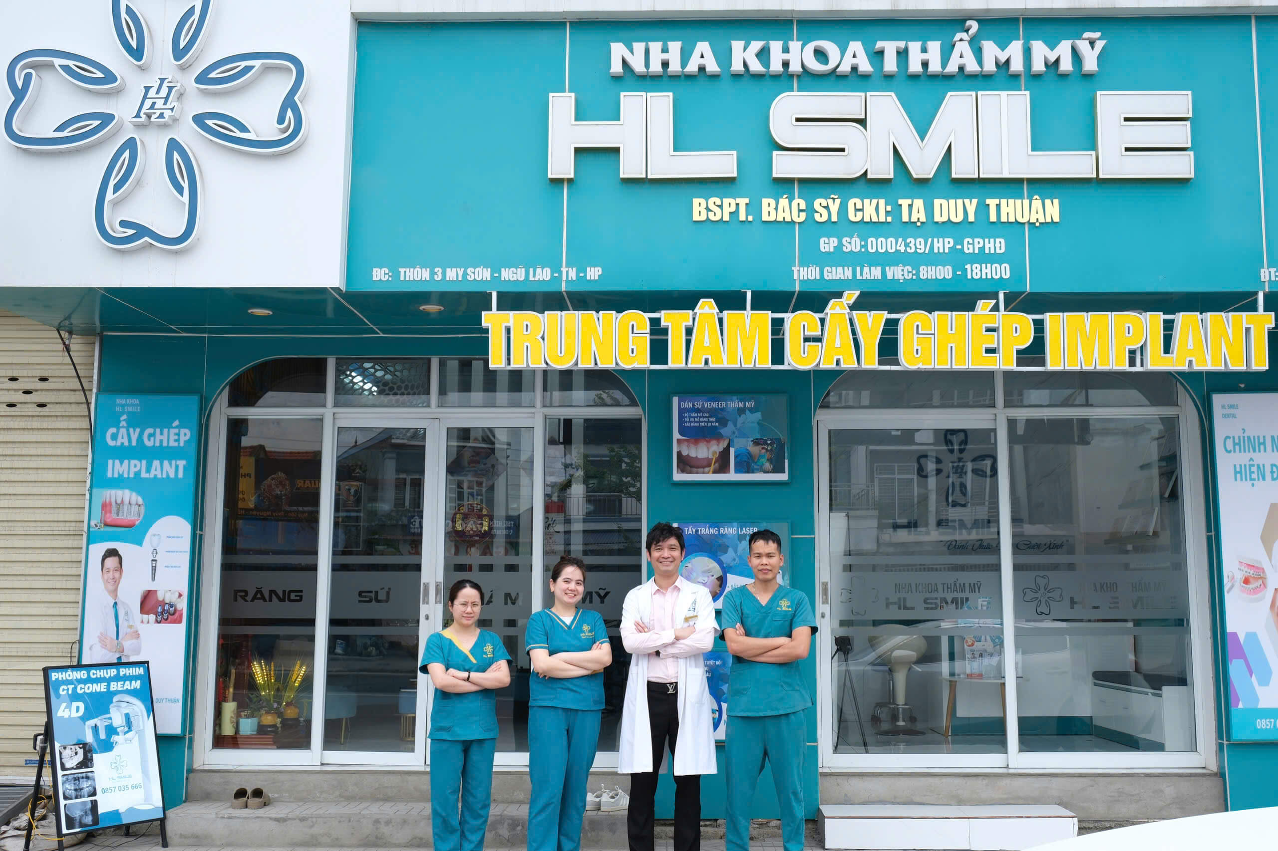 HL Smile đã chuyển sang cơ sở mới khang trang, rộng rãi hơn