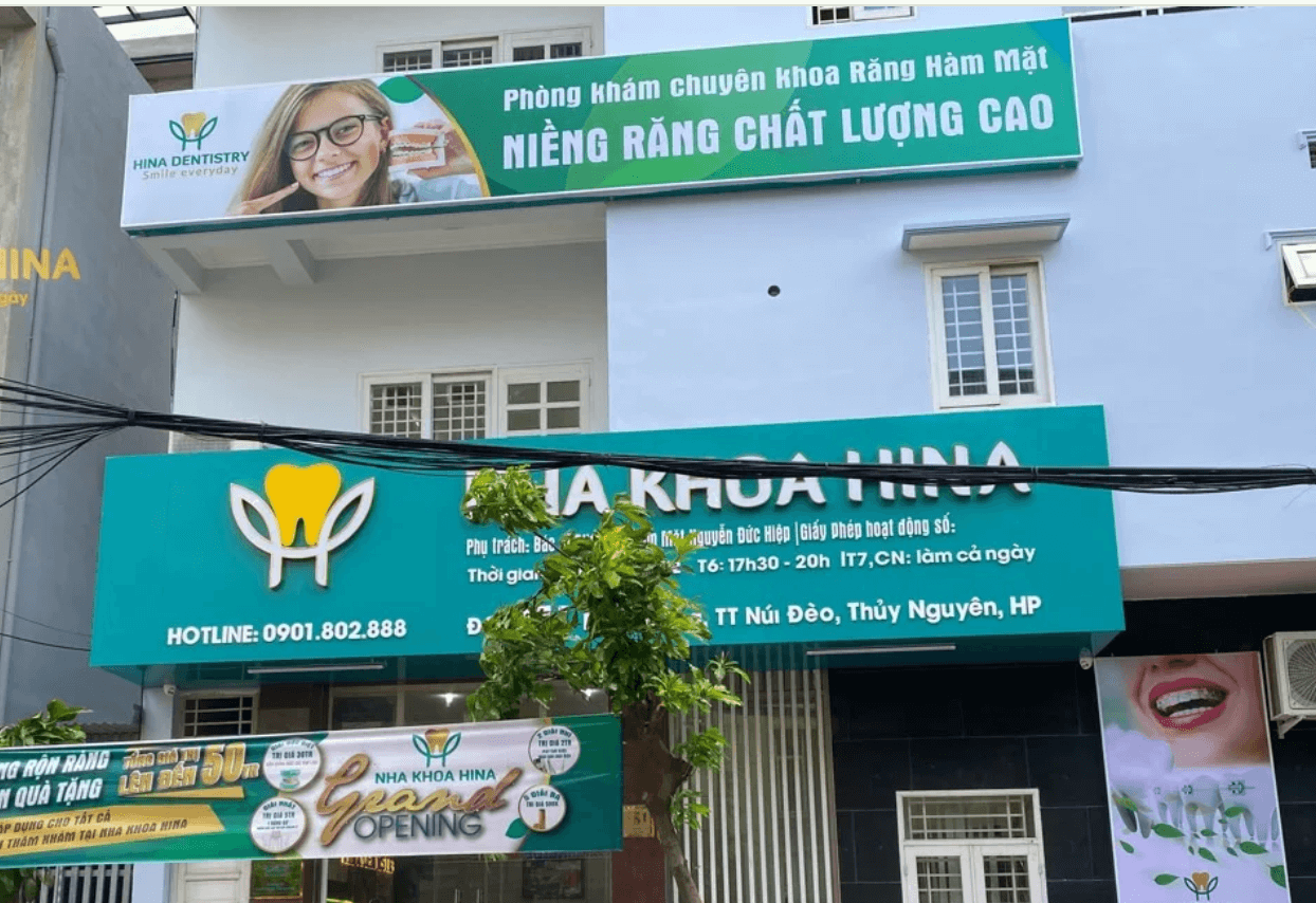 Hina là địa chỉ chuyên sâu về implant, răng thẩm mỹ và điều trị tổng quát