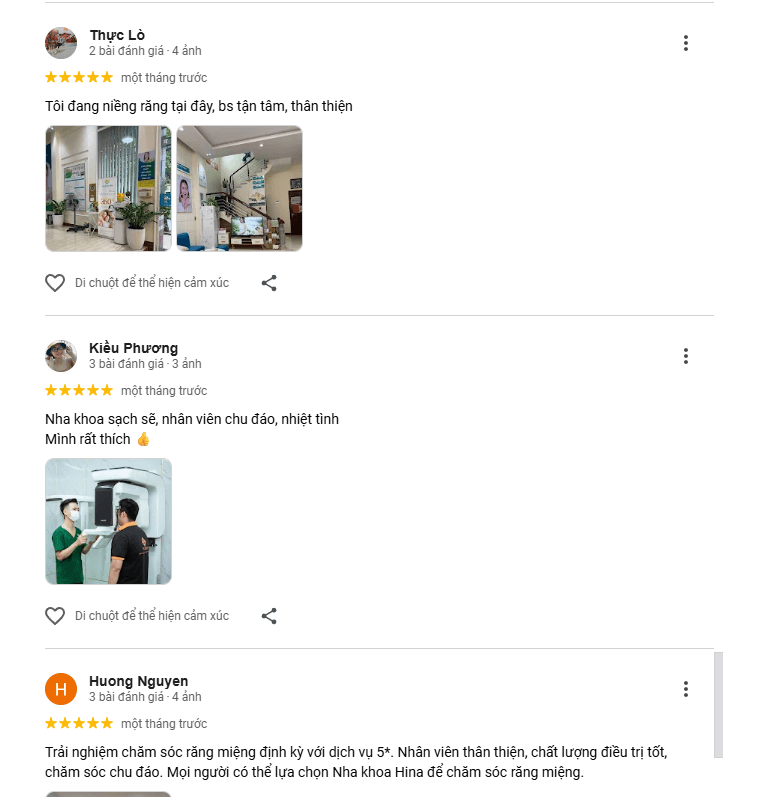 Hina là địa chỉ chuyên sâu về implant, răng thẩm mỹ và điều trị tổng quát