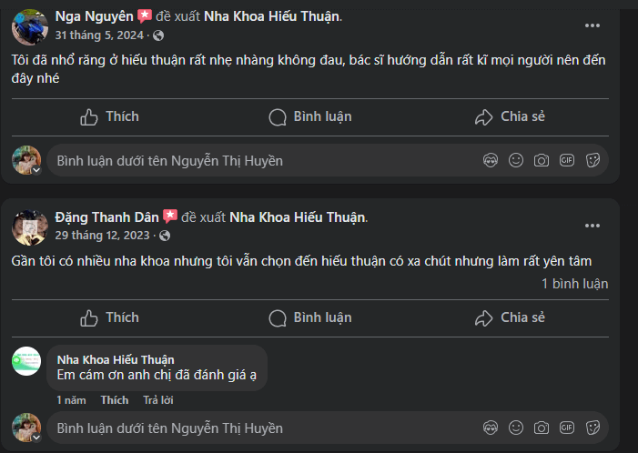 Không thể phủ nhận chất lượng dịch vụ của nha khoa, nơi đây được nhiều khách hàng đánh giá cao và dự định sẽ quay lại khi có nhu cầu