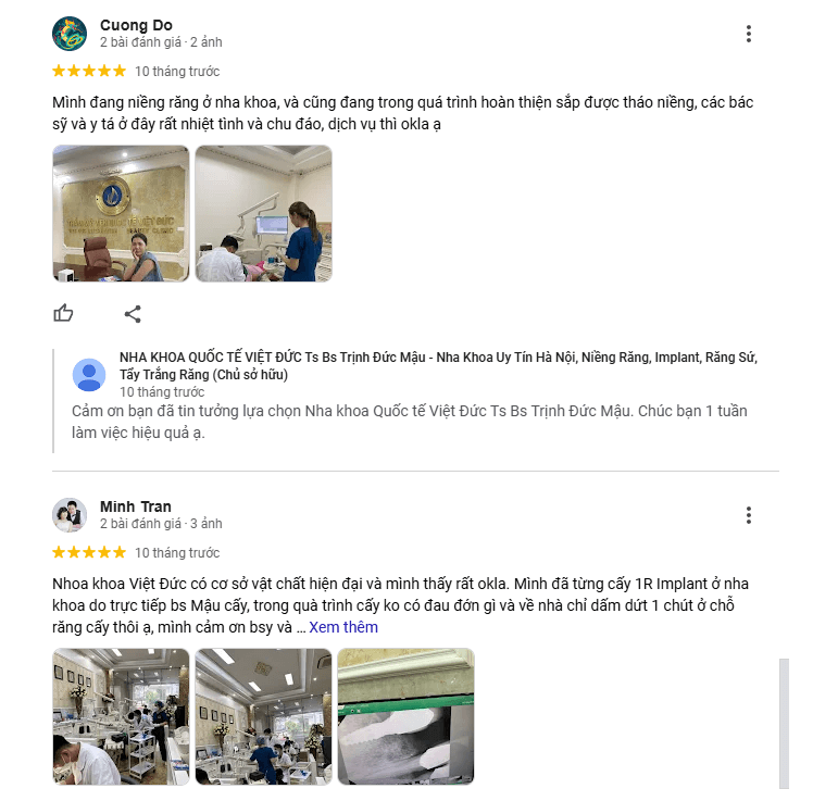 Đánh giá từ khách hàng