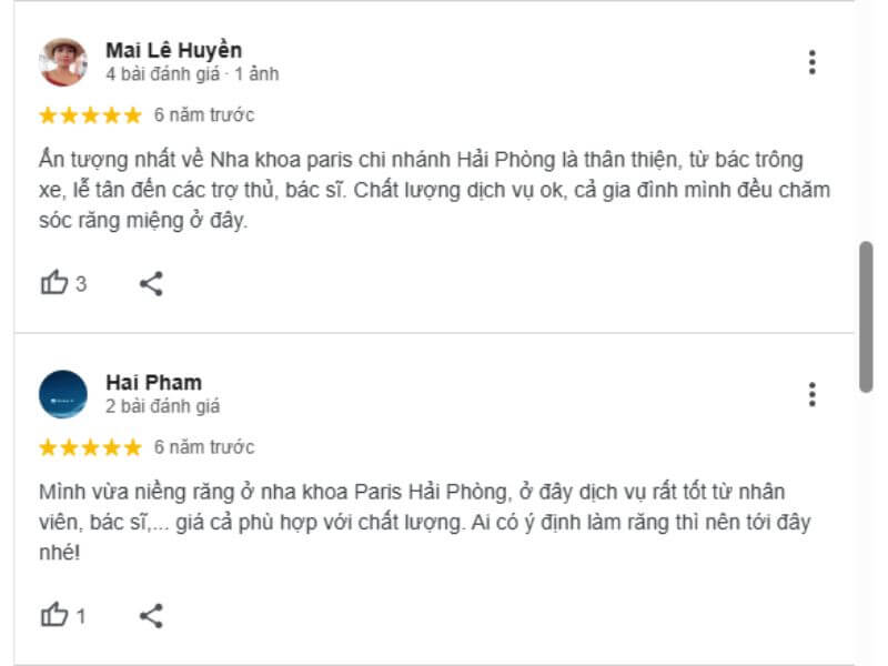 Paris là một trong những hệ thống nha khoa tiêu chuẩn Pháp