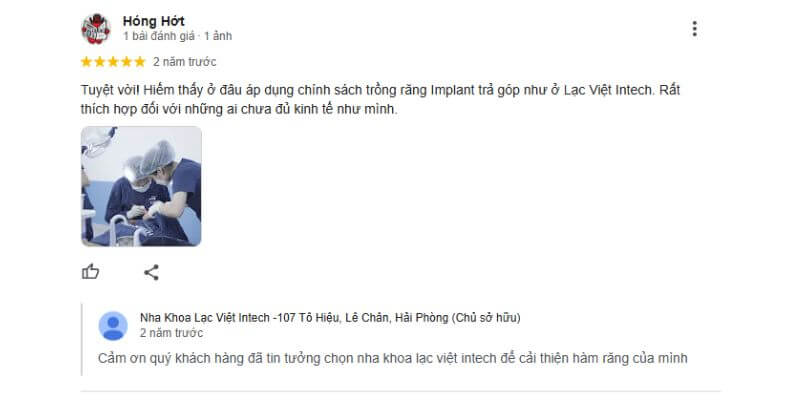 Phòng khám thành lập từ năm 2009 cung cấp các dịch vụ chăm sóc răng miệng uy tín