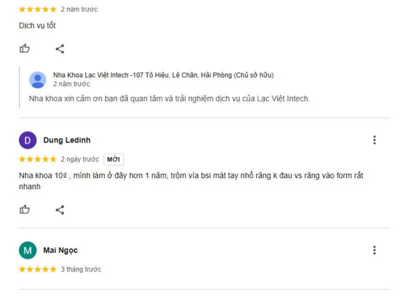 Phòng khám thành lập từ năm 2009 cung cấp các dịch vụ chăm sóc răng miệng uy tín