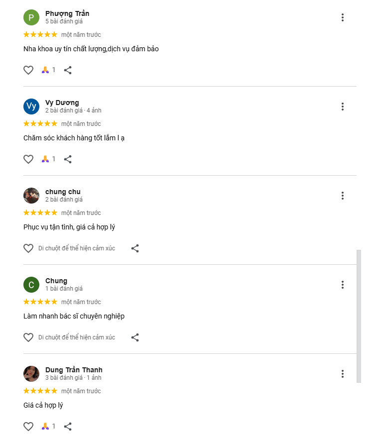 Đánh giá từ khách hàng