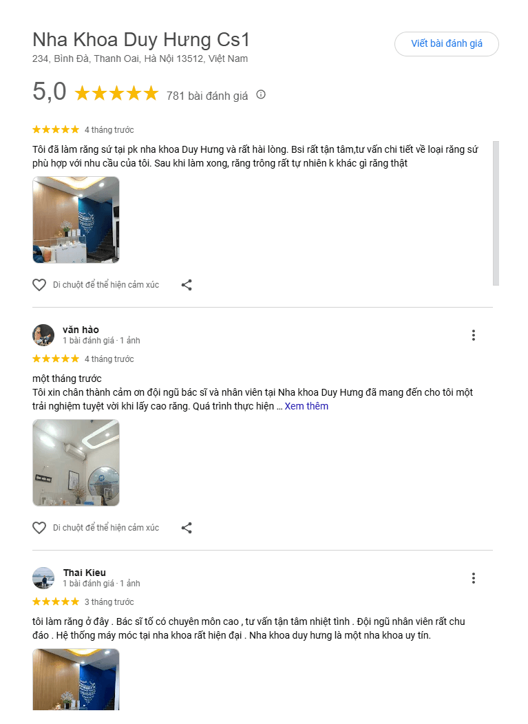 Đánh giá từ khách hàng