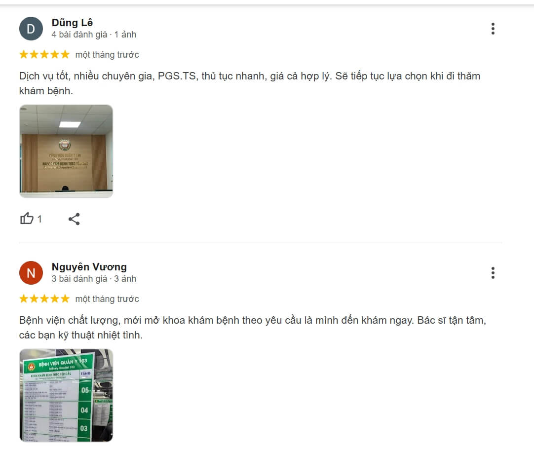 Đánh giá từ khách hàng