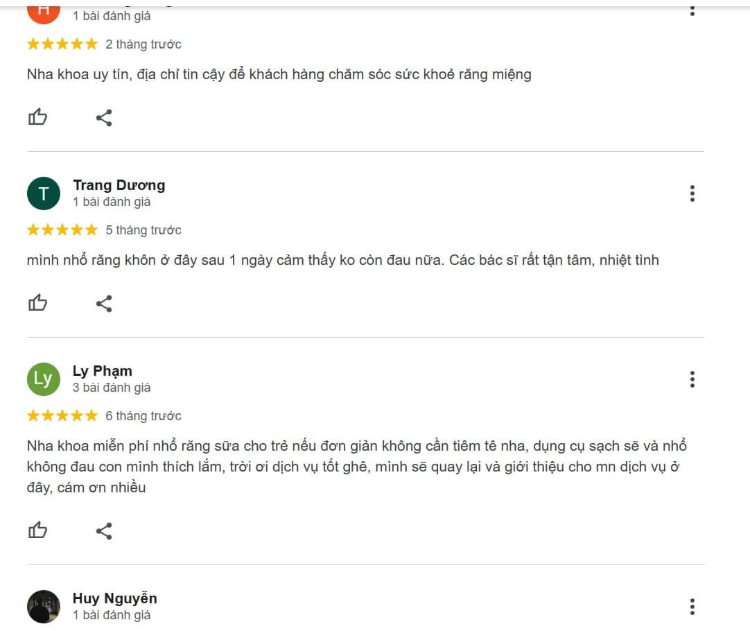 Đánh giá từ khách hàng