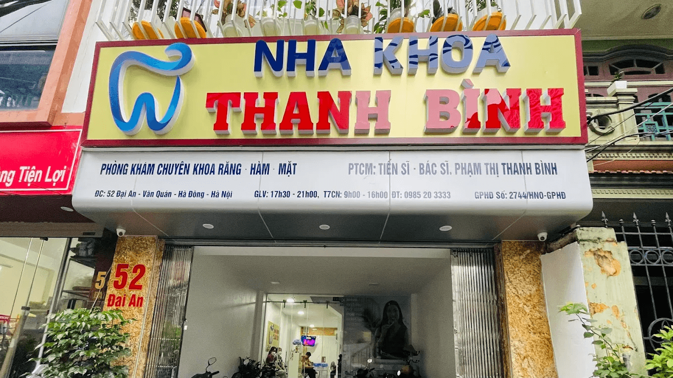 Nha khoa Thanh Bình là địa chỉ tin cậy nếu phụ huynh đang tìm nơi khám chữa răng cho trẻ nhỏ