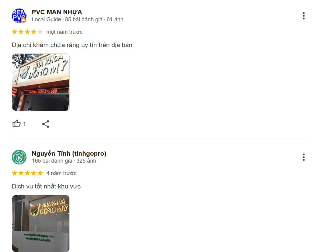 Đánh giá từ khách hàng