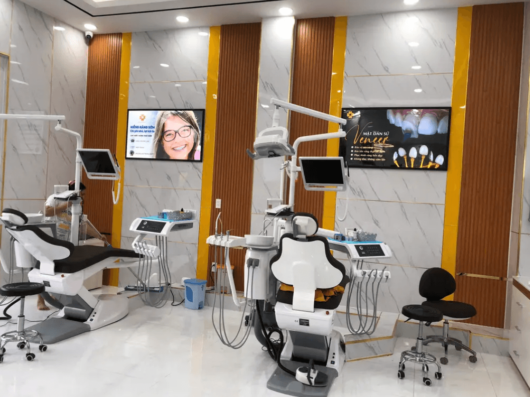Nha khoa được trang bị hệ thống máy móc hiện đại