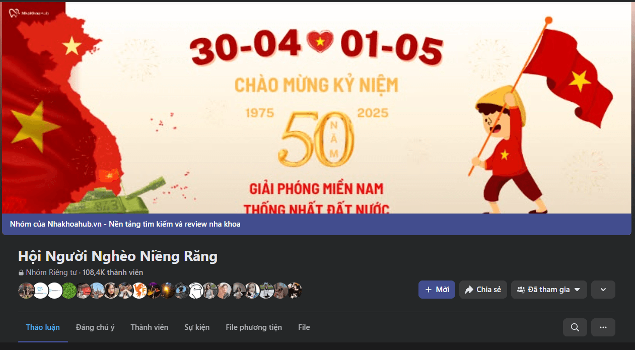 Người dùng có thể tham khảo các hội nhóm liên quan đến bệnh lý của mình trước khi quyết định nơi điều trị