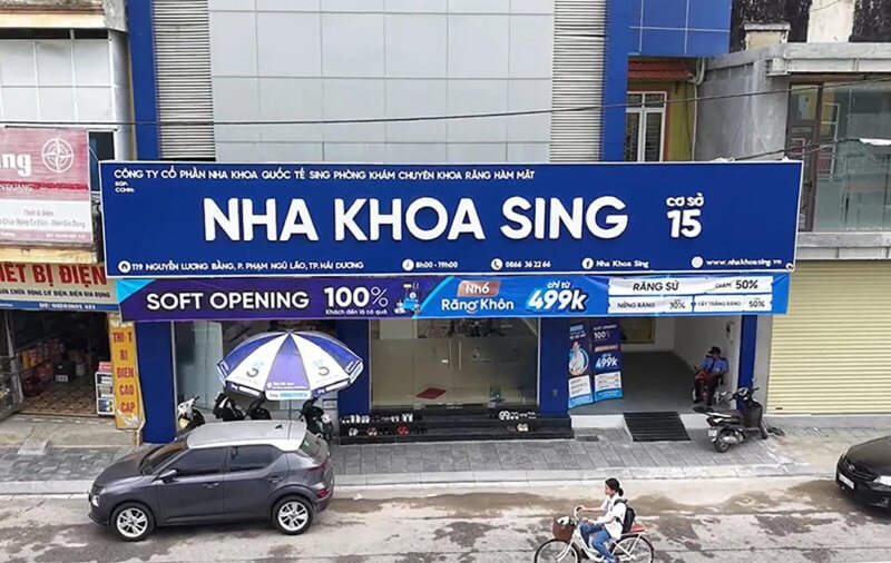 Sing là một chuỗi hệ thống lớn và có chi nhánh tại Hải Dương