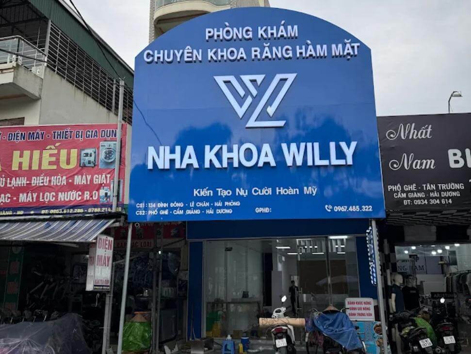 Willy nổi tiếng là một thương hiệu đã có tên tuổi tại Hải Phòng