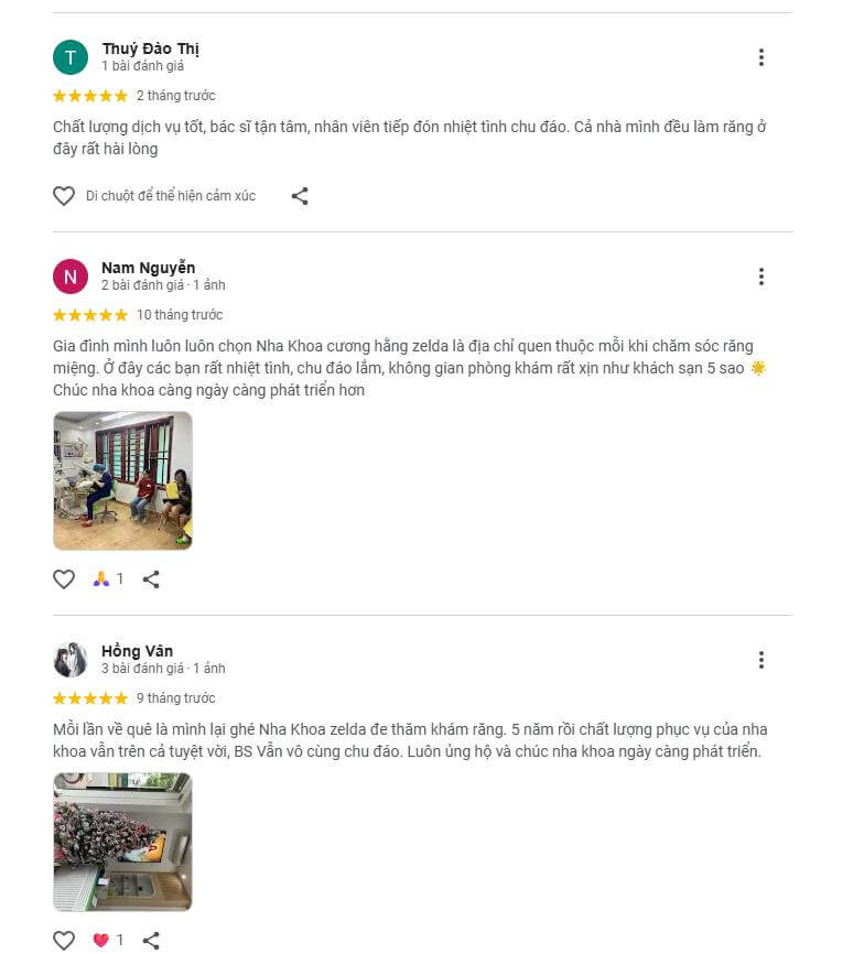 Đánh giá từ khách hàng